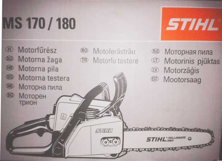 Как правильно установить цепь на бензопилу Stihl MS 180