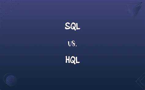 Чем hql отличается от sql