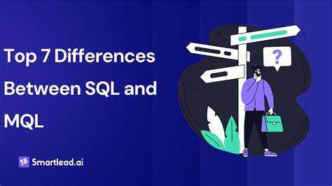Чем mql отличается от sql