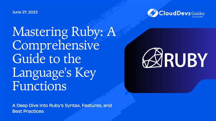Что такое def в ruby