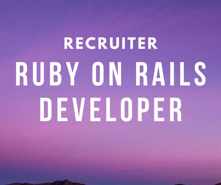 Как создать первое приложение на Ruby on Rails: пошаговый процесс