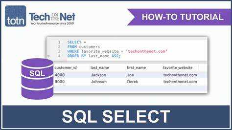 Что такое select statement в sql
