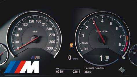 Порядок действий для включения launch control на BMW M-серии