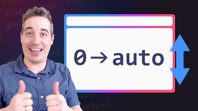 Как контролировать скорость анимации при изменении высоты с auto