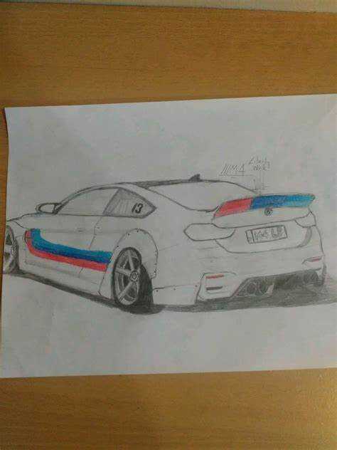 Как нарисовать bmw i8 карандашом