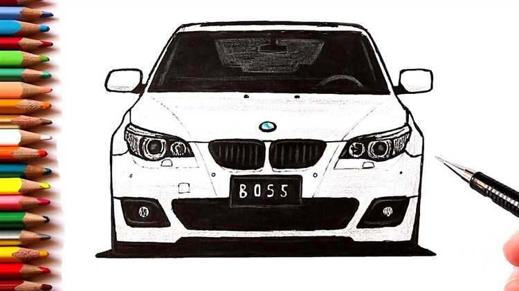 Как передать пропорции и масштабы модели BMW M5