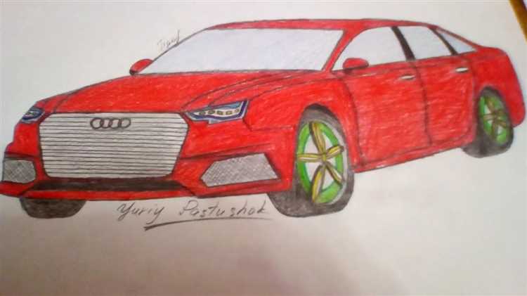 Рисуем колеса и шины для Audi
