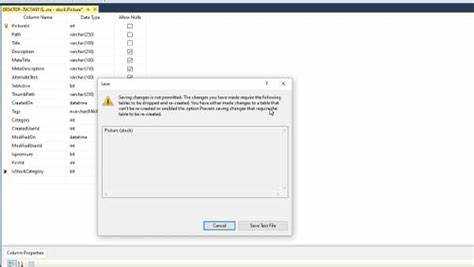 Как отключить запретить сохранение изменений в sql