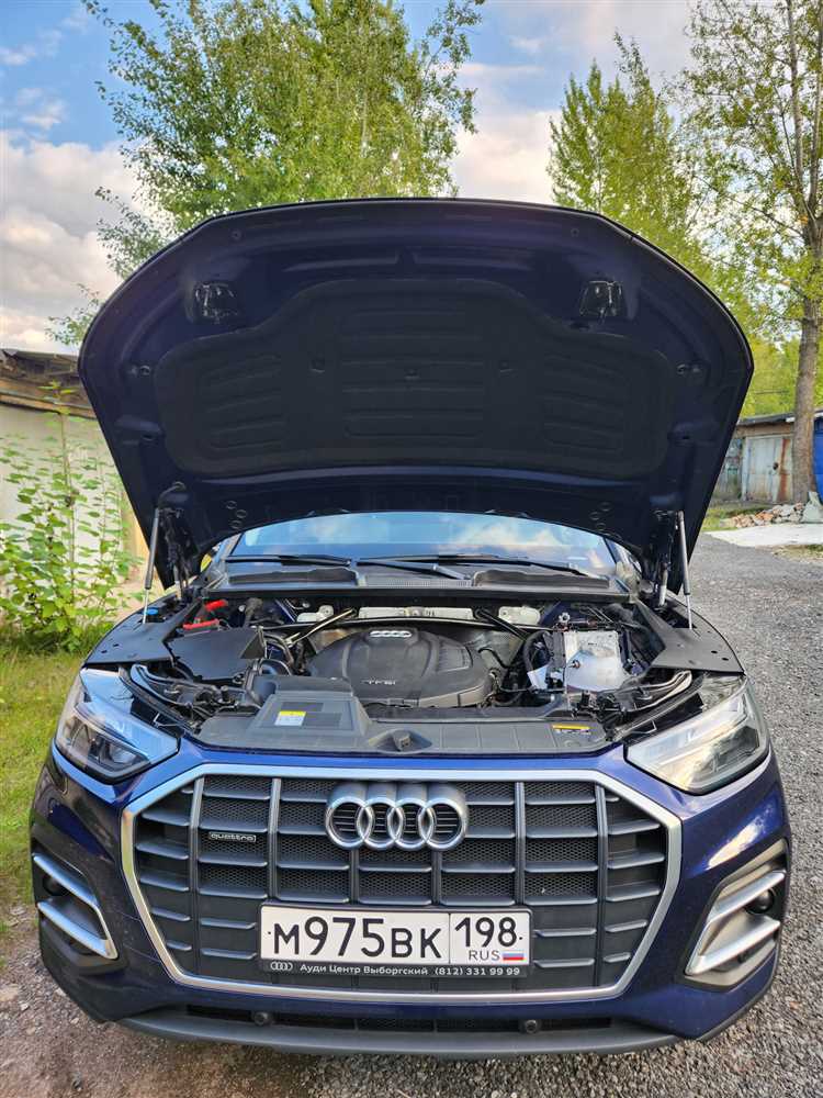 Как открыть капот audi q5