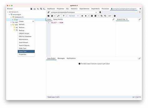 Как загрузить SQL файл в pgAdmin через меню