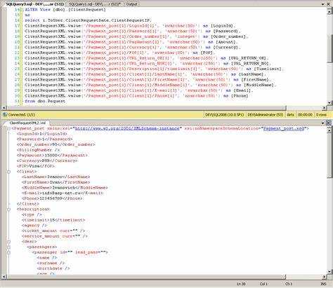 Как парсить xml sql
