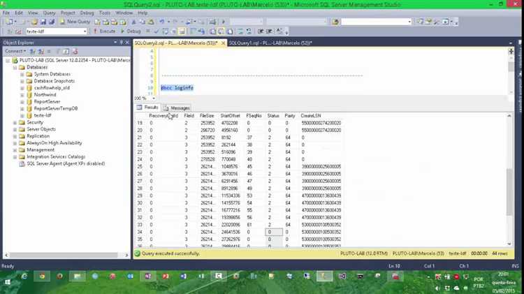 Как почистить log файл ms sql