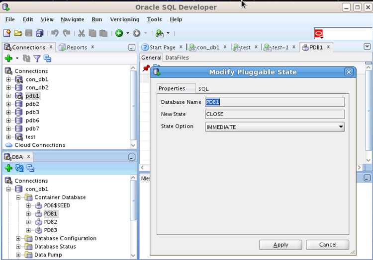 Импорт и экспорт данных с использованием SQL Developer