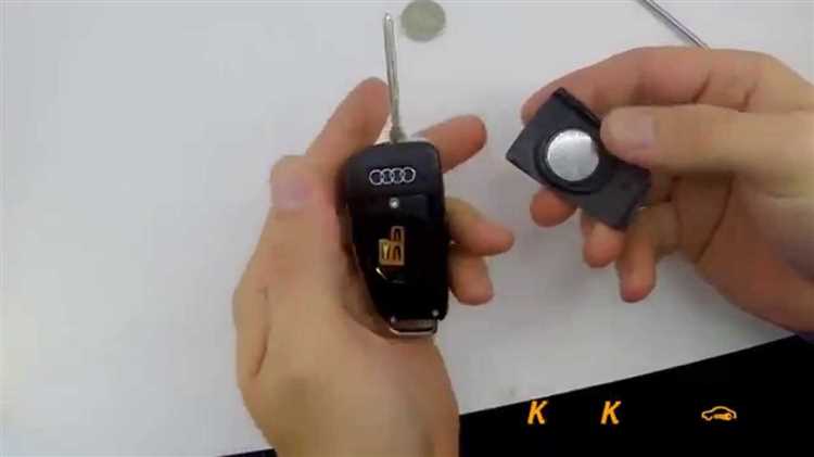 Как правильно извлечь старую батарейку из ключа Audi Q3