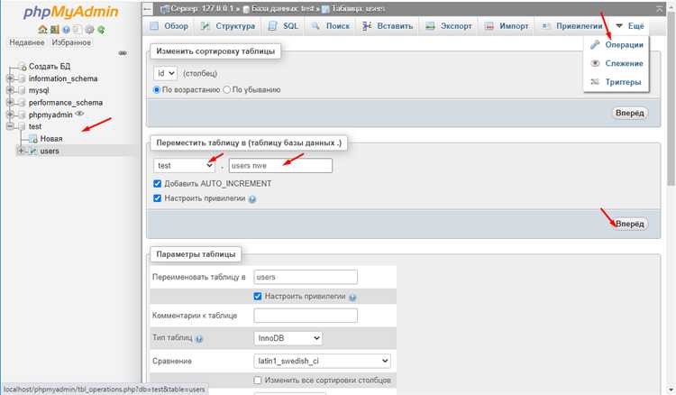 Пошаговая инструкция по переименованию таблицы в SQL