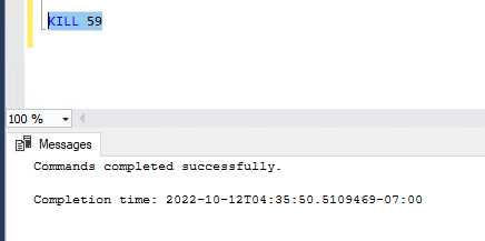 Поиск заблокированных процессов через SQL Server Management Studio