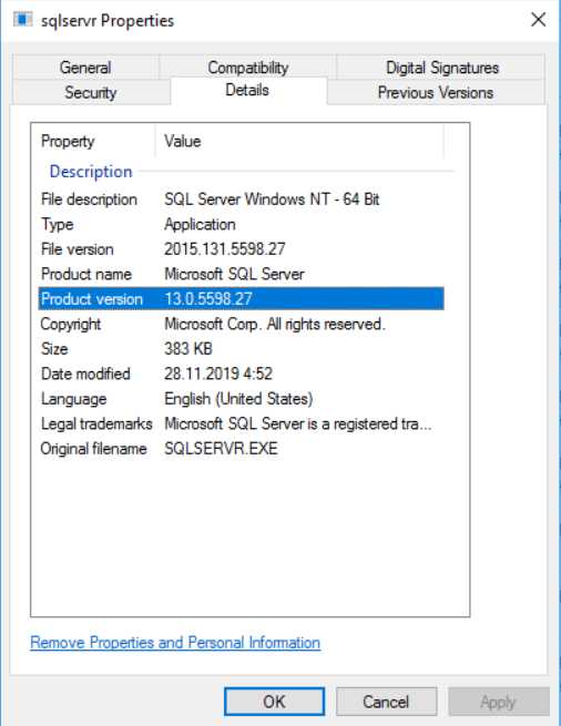 Как узнать тип лицензии MS SQL через командную строку