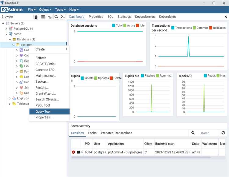 Как вывести структуру таблицы в PostgreSQL