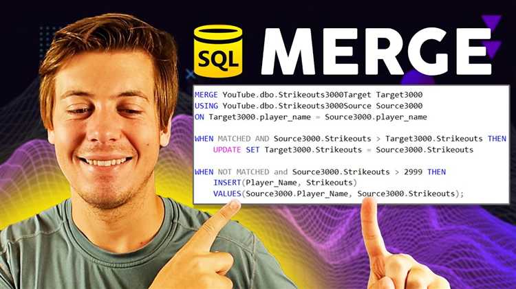 Примеры практического применения merge для обновления данных