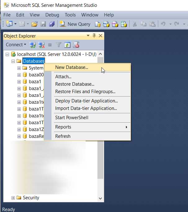 Копирование базы данных с помощью команды BACKUP и RESTORE в T-SQL