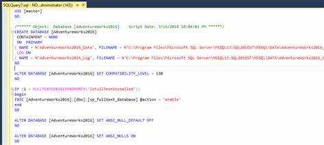 Как сделать скрипт бд в sql