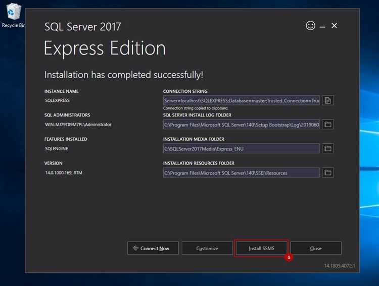 Создание и настройка учетных записей службы SQL Server
