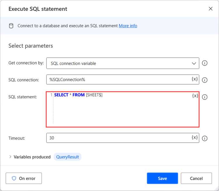 Как сохранять SQL запросы в виде строковых данных в таблицах