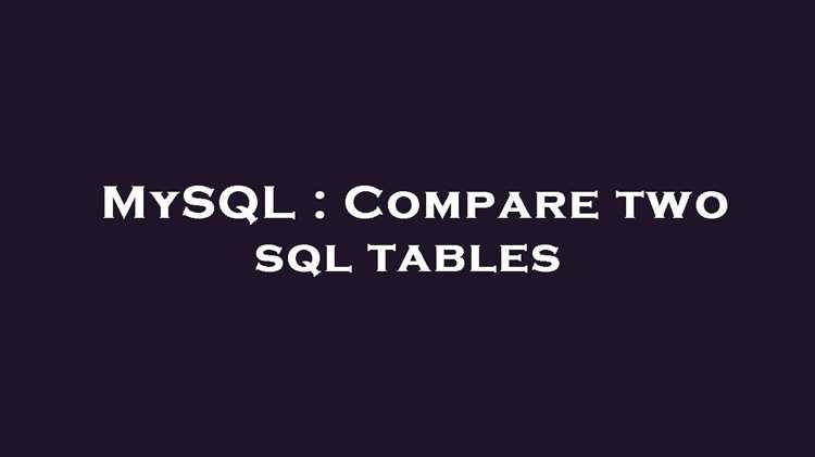 Как сравнить два столбца в sql