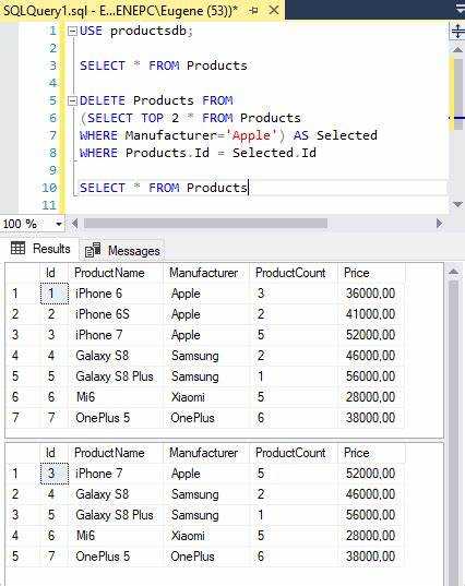 Как убрать повторы в sql