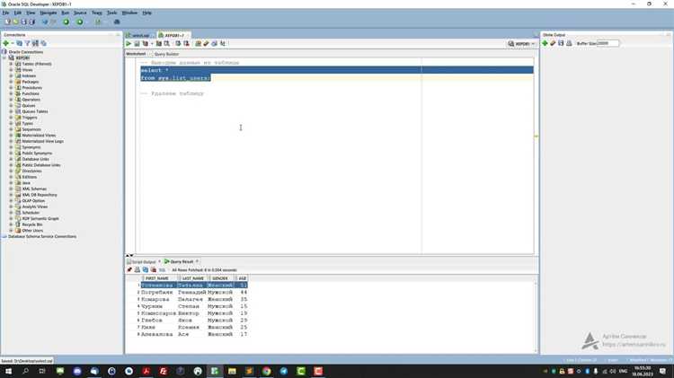 Как удалить запись в sql таблице