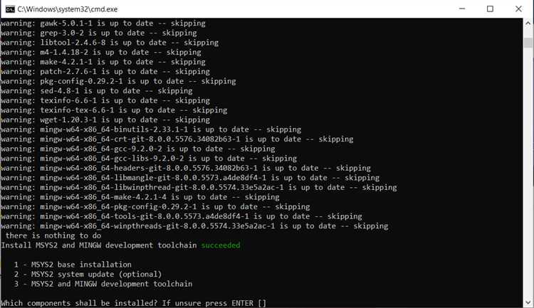 Проверка успешности установки Ruby через командную строку