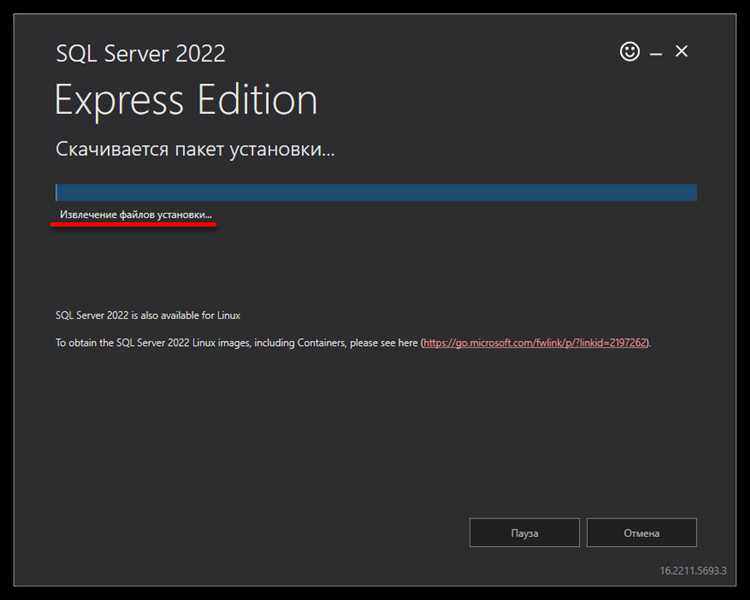 Проверка успешной установки SQL и запуск сервера