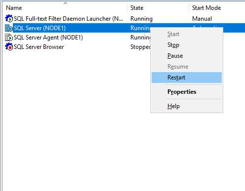 Проверка текущего порта через SQL Server Configuration Manager