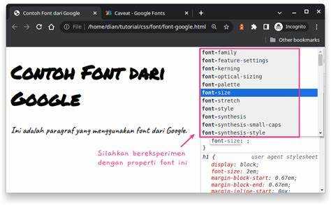 Как задать шрифт через свойство font-family