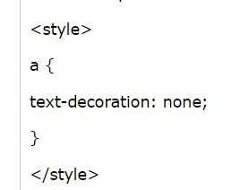 Удаление подчеркивания с ссылок через свойство text-decoration