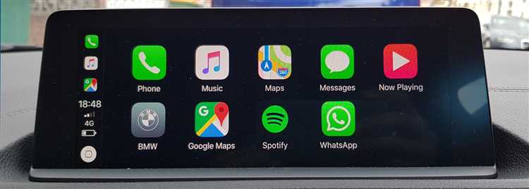 Настройка порядка иконок приложений CarPlay через iDrive