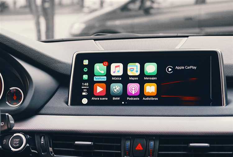 Переход в раздел настроек CarPlay в меню iDrive