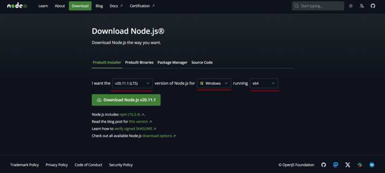 Как проверить успешность установки Node.js