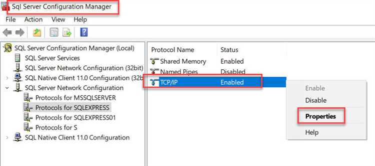 Изменение порта по умолчанию для MS SQL Server