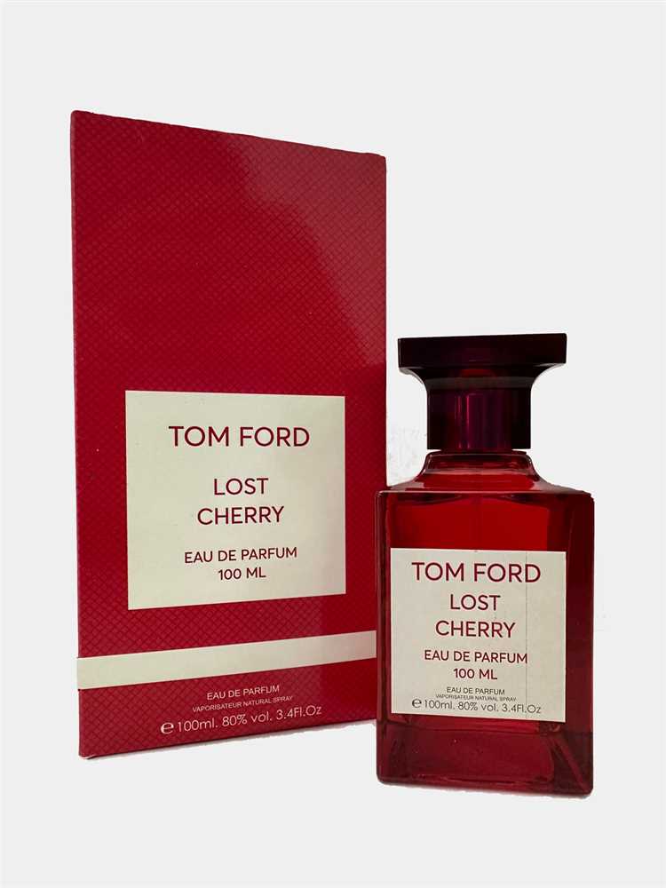 Сколько стоят духи tom ford lost cherry