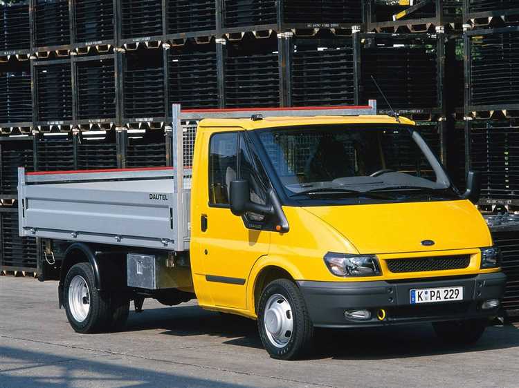 Вес Ford Transit в зависимости от типа двигателя и трансмиссии
