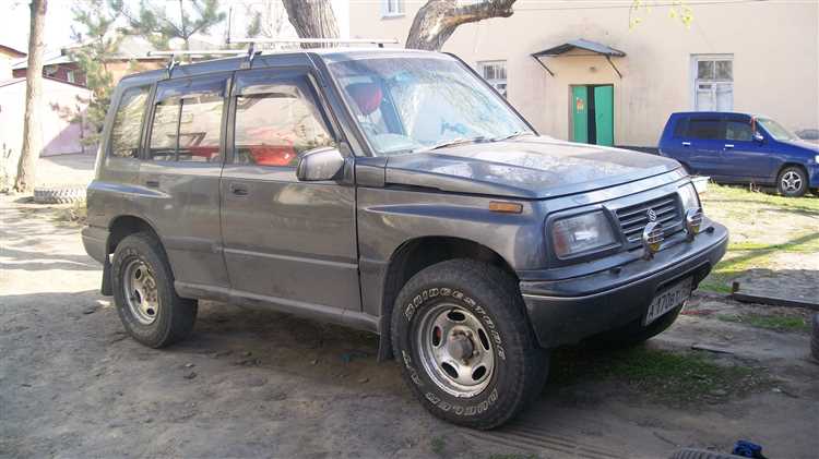 Влияние типа кузова на вес Suzuki Escudo 1993 года