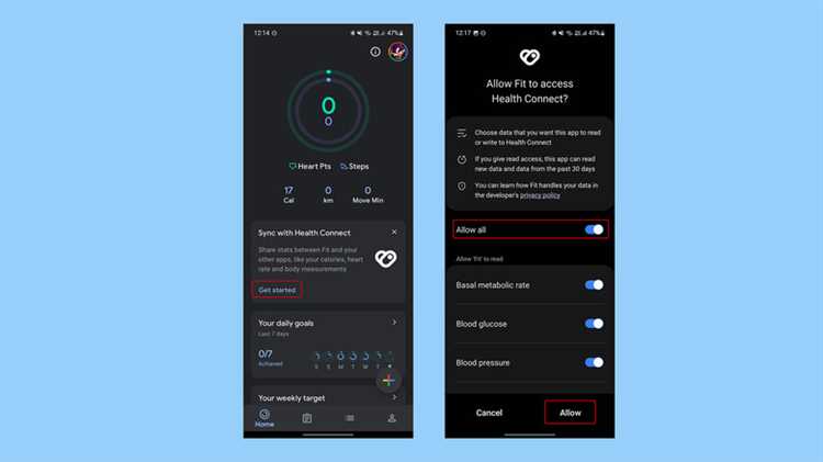 Как синхронизировать samsung health с google fit