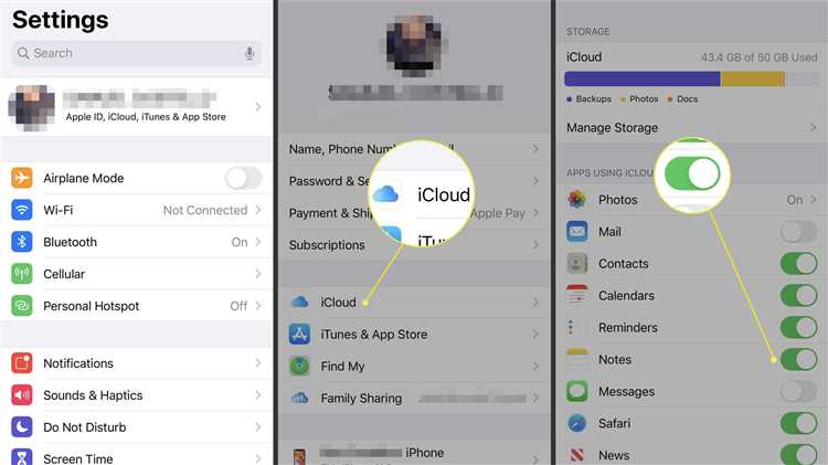 Проверка и управление синхронизацией через настройки iPhone