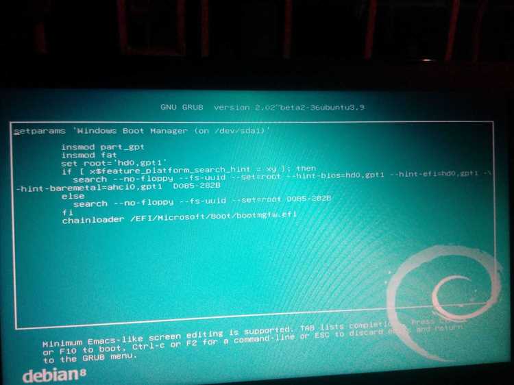 Как удалить grub и восстановить загрузчик windows 10