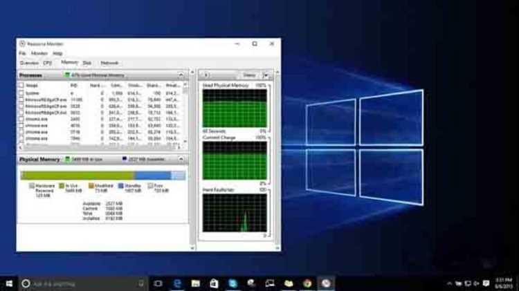 Как уменьшить использование оперативной памяти в windows 10