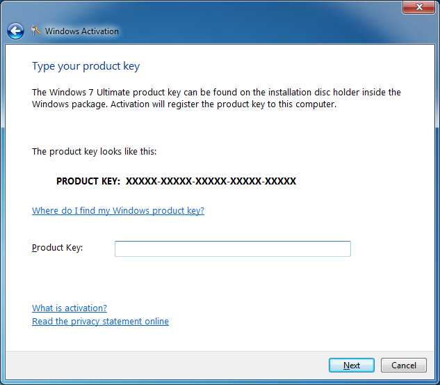 Где купить лицензионный ключ для Windows 7