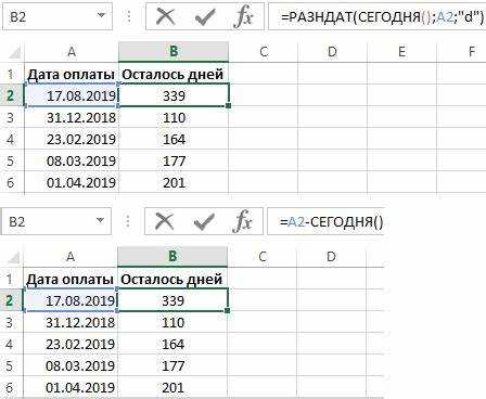 Определение правильного формата даты для подсчета