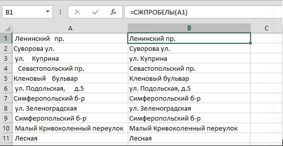 Использование текстовых функций для работы с кавычками