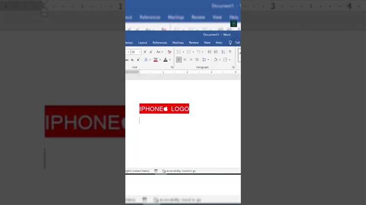 Как работать с форматированием текста в документе Word на iPhone